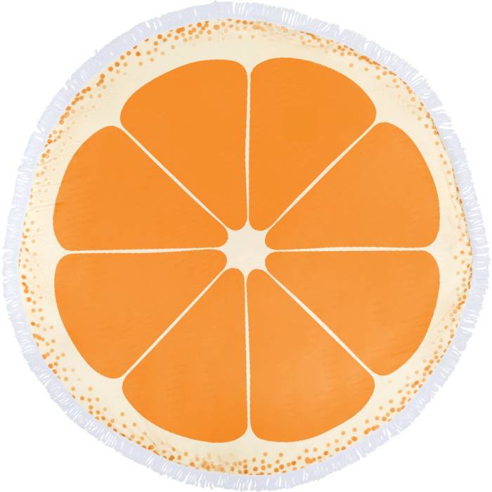 Kerek strandtörölköző, narancs - narancs<br><small>GO-8289-07</small>