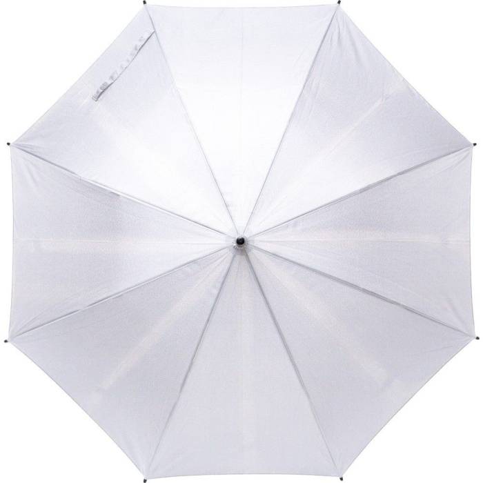 RPET esernyő, fehér - fehér<br><small>GO-8467-02</small>