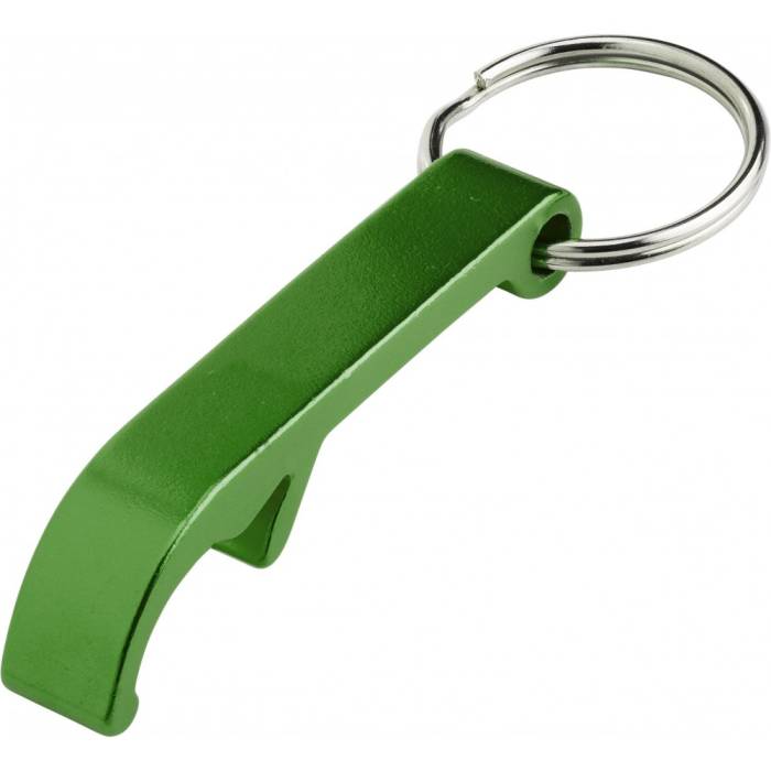 Alumínium üvegnyitó/kulcstartó, zöld - zöld<br><small>GO-8517-04</small>
