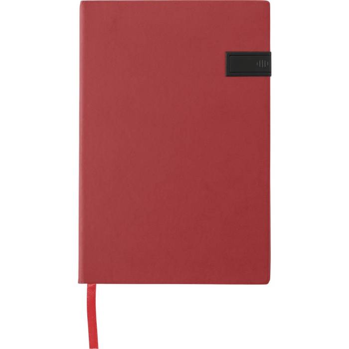 A5-ös füzet pendrive-val, 16GB, piros - piros<br><small>GO-8582-08</small>
