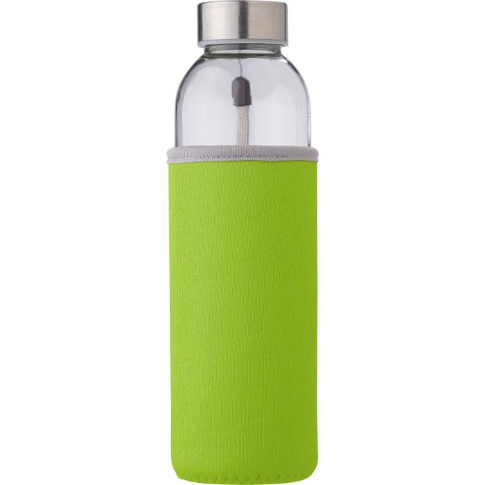 Üvegpalack neoprén tokban, 500 ml, lime - lime<br><small>GO-9301-19</small>