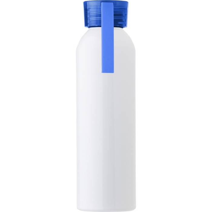 Alumínium palack, 650 ml, fehér/világoskék - fehér/világoskék<br><small>GO-9303-18</small>