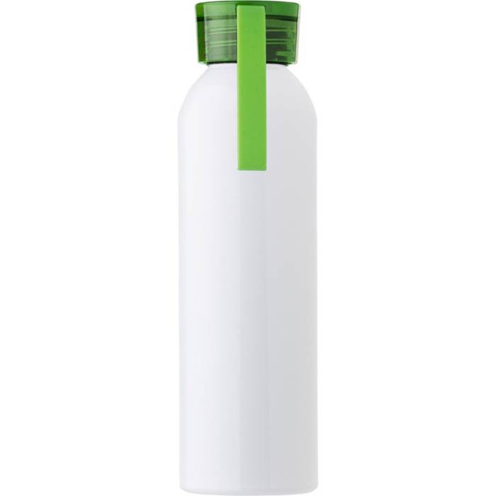Alumínium palack, 650 ml, fehér/lime
