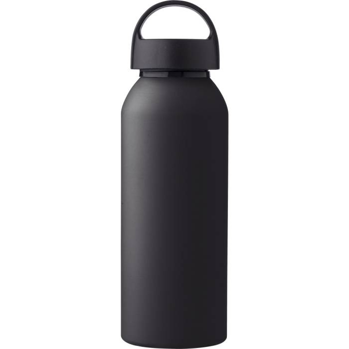 Újrahasznosított alumínium palack, 500 ml, fekete - fekete<br><small>GO-965865-01</small>