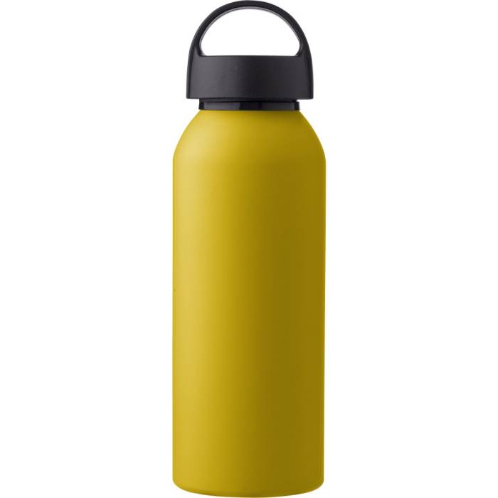 Újrahasznosított alumínium palack, 500 ml, sárga
