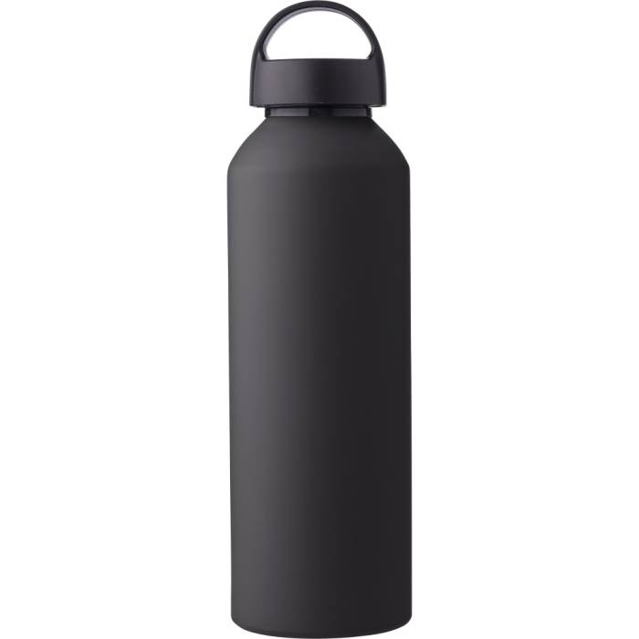Újrahasznosított alumínium palack, 800 ml, fekete - fekete<br><small>GO-965875-01</small>