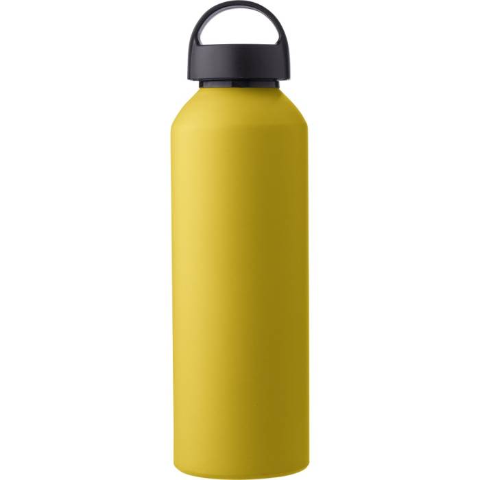 Újrahasznosított alumínium palack, 800 ml, sárga