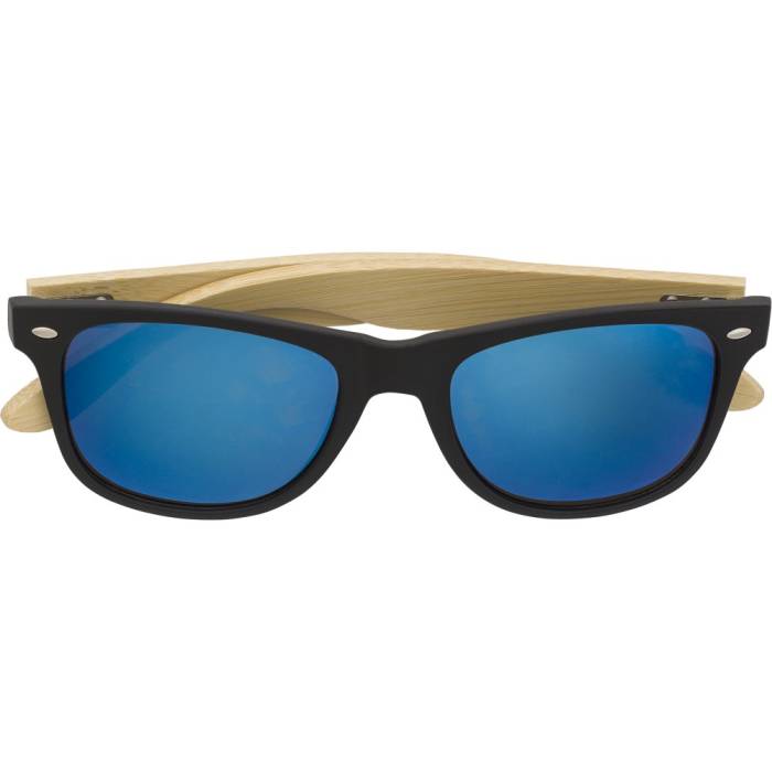 Napszemüveg, ABS/bambusz, kék - kék<br><small>GO-967748-05</small>