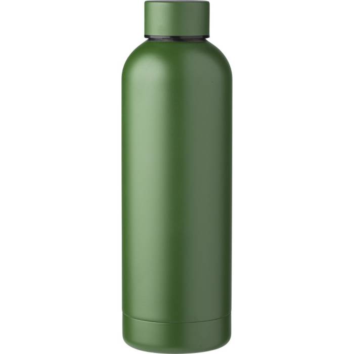Újraacél duplafalú palack, 500 ml, zöld