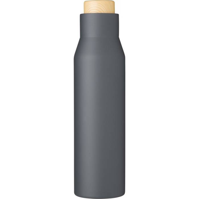 Rozsdamentes acél, duplafalú palack, 500 ml, szürke - szürke<br><small>GO-971877-03</small>