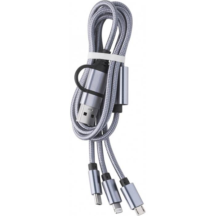 Töltőkábel USB/C, ezüst - ezüst<br><small>GO-979762-32</small>