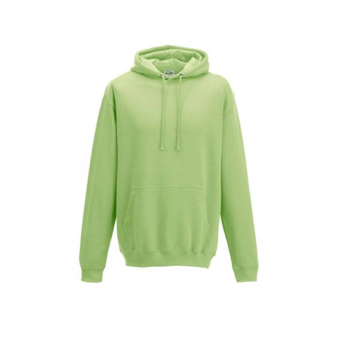 AWDIS kapucnis pulóver, kevertszálas, Apple Green, 3XL