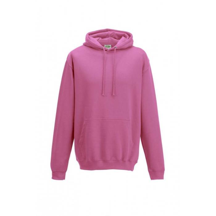 AWDIS kapucnis pulóver, kevertszálas, Candyfloss Pink, XS...