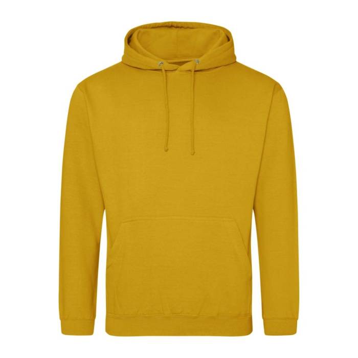 AWDIS kapucnis pulóver, kevertszálas, Mustard, S - Mustard<br><small>GO-AWJH001M1T-1</small>