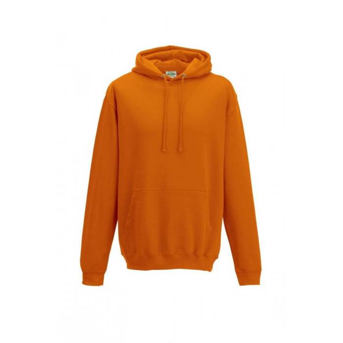 AWDIS kapucnis pulóver, kevertszálas, Orange Crush, XS