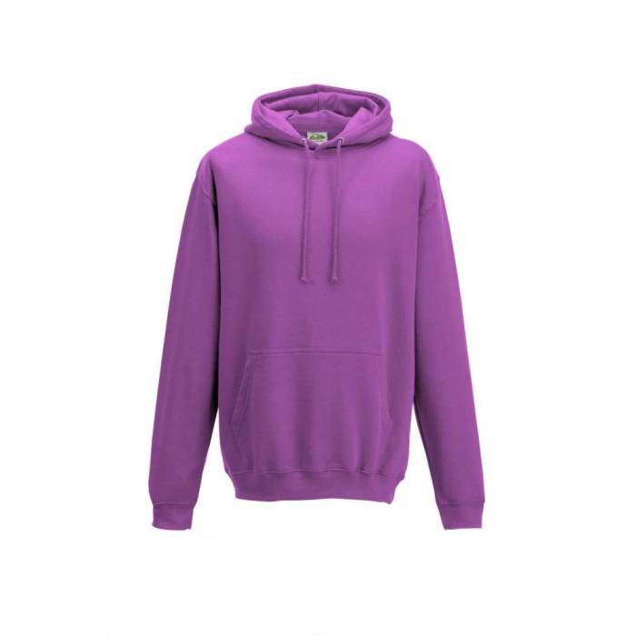 AWDIS kapucnis pulóver, kevertszálas, Pinky Purple, XS