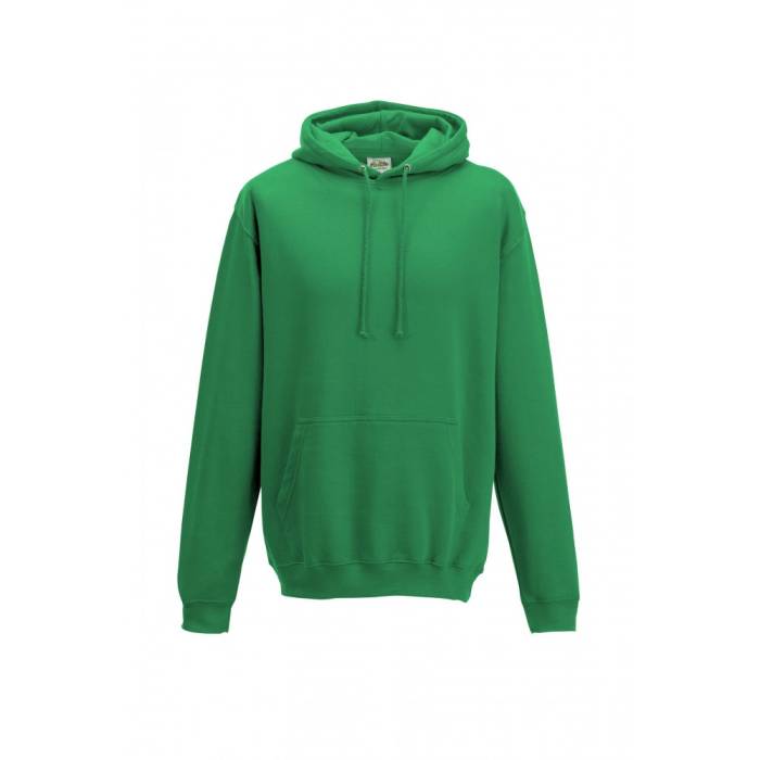AWDIS kapucnis pulóver, kevertszálas, Spring Green, XS