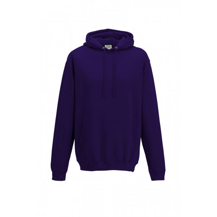 AWDIS kapucnis pulóver, kevertszálas, Ultra Violet, XL