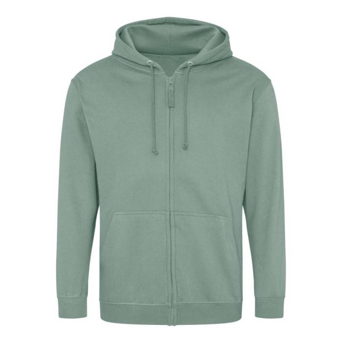 AWDis Zoodie kapucnis pulóver, Dusty Green, XL - Dusty Green<br><small>GO-AWJH050DUGN-4</small>