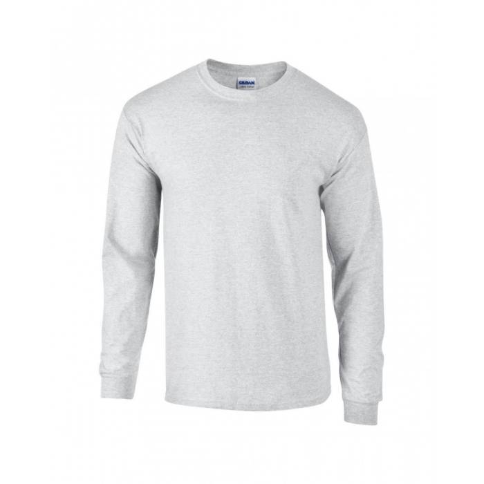 Gildan Ultra férfi hosszúujjú póló, Ash Grey, XL - Ash Grey<br><small>GO-GI2400AS-4</small>