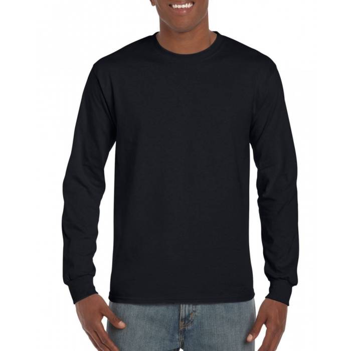 Gildan Ultra férfi hosszúujjú póló, Black, 2XL