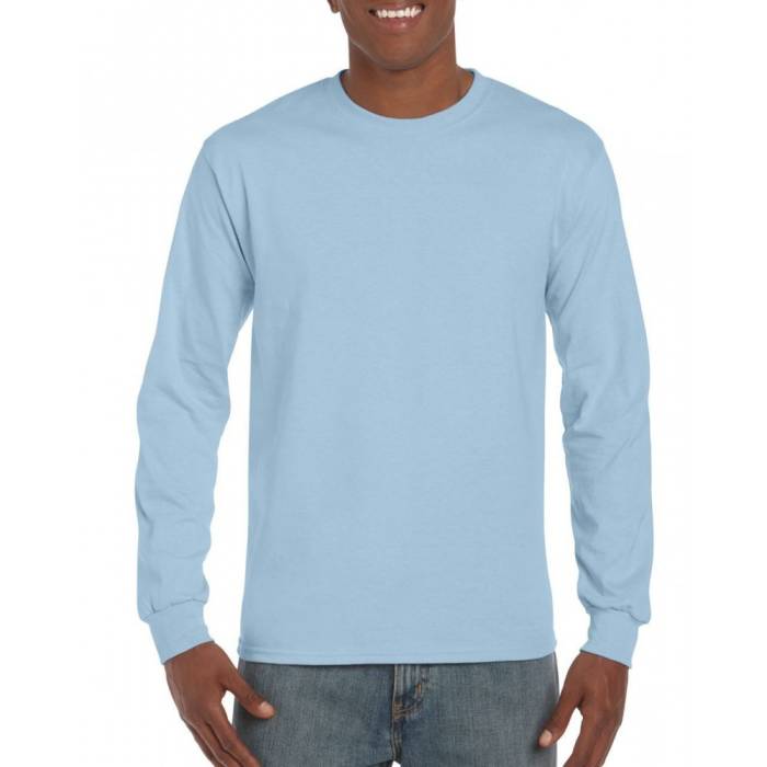 Gildan Ultra férfi hosszúujjú póló, Light Blue, XL