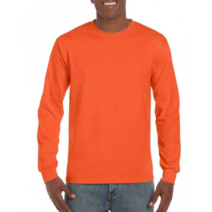 Gildan Ultra férfi hosszúujjú póló, Orange, M