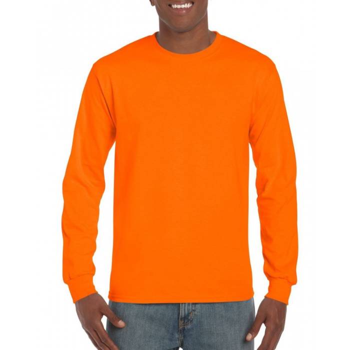 Gildan Ultra férfi hosszúujjú póló, S.Orange, 3XL