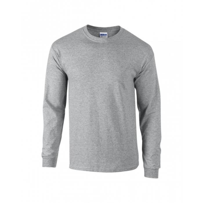 Gildan Ultra férfi hosszúujjú póló, Sport Grey, 2XL - Sport Grey<br><small>GO-GI2400SP-5</small>