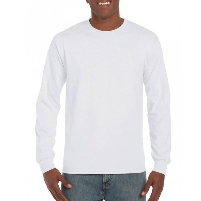 Gildan Ultra férfi hosszúujjú póló, White, XL - White<br><small>GO-GI2400WH-4</small>