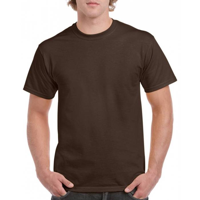 Gildan Heavy férfi póló, Dark Chocolate, 5XL