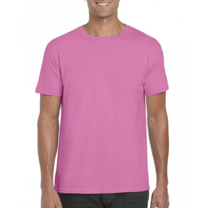 Gildan SoftStyle férfi póló, Azalea, 2XL - Azalea<br><small>GO-GI64000AZ-5</small>