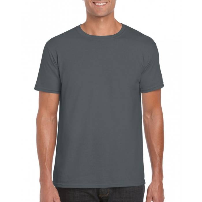 Gildan SoftStyle férfi póló, Charcoal, S - Charcoal<br><small>GO-GI64000CH-1</small>