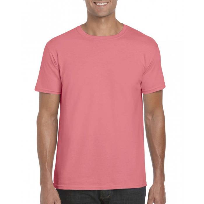 Gildan SoftStyle férfi póló, Coral Silk, S - Coral Silk<br><small>GO-GI64000CLK-1</small>