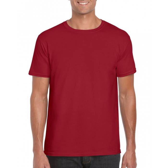 Gildan SoftStyle férfi póló, Cardinal Red, S - Cardinal Red<br><small>GO-GI64000CR-1</small>