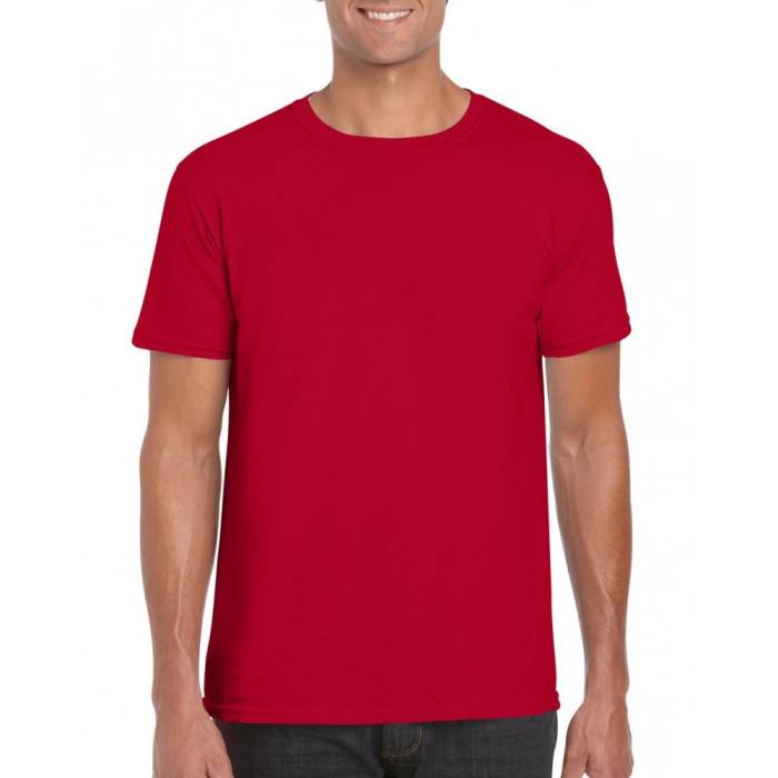 Gildan SoftStyle férfi póló, Cherry Red, S - Cherry Red<br><small>GO-GI64000CY-1</small>