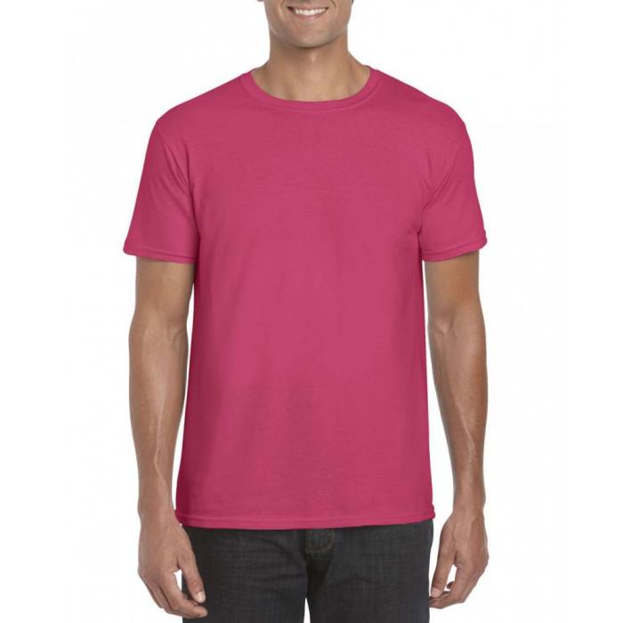 Gildan SoftStyle férfi póló, Heliconia, XL