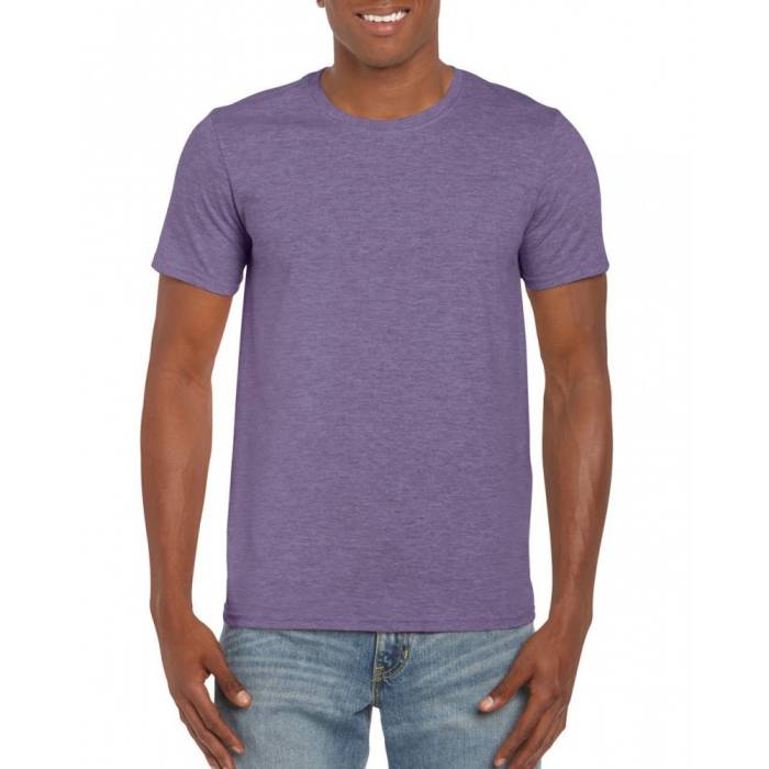 Gildan SoftStyle férfi póló, Heather Purple, XL - Heather Purple<br><small>GO-GI64000HPU-4</small>