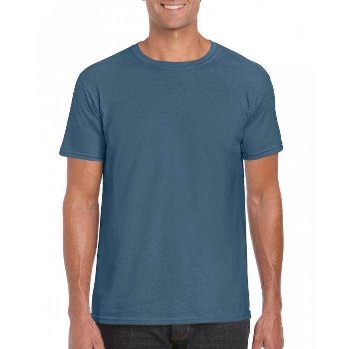 Gildan SoftStyle férfi póló, Indigo Blue, M - Indigo Blue<br><small>GO-GI64000IB-2</small>