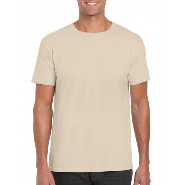 Gildan SoftStyle férfi póló, Sand, L