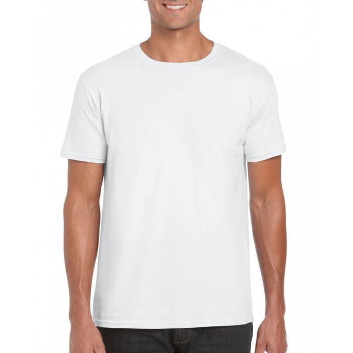 Gildan SoftStyle férfi póló, White, 4XL