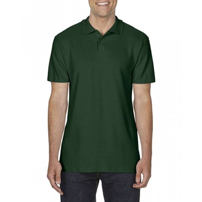 Gildan SoftStyle férfi piképóló, Forest Green, XL