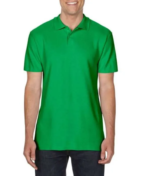 Gildan SoftStyle férfi piképóló, Irish Green, L - Irish Green<br><small>GO-GI64800IG-3</small>