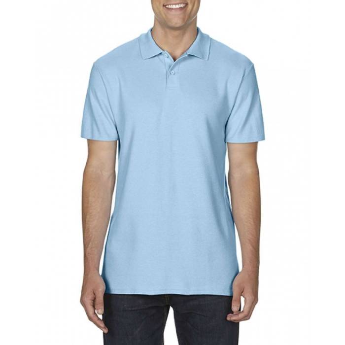 Gildan SoftStyle férfi piképóló, Light Blue, XL