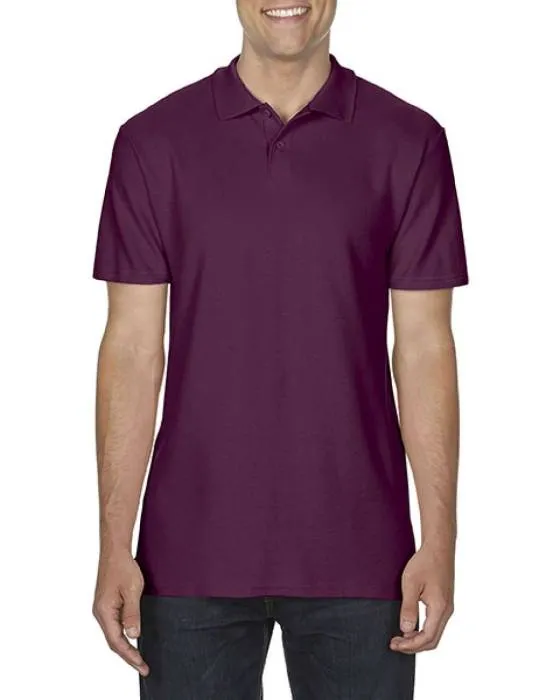 Gildan SoftStyle férfi piképóló, Maroon, XL - Maroon<br><small>GO-GI64800MA-4</small>