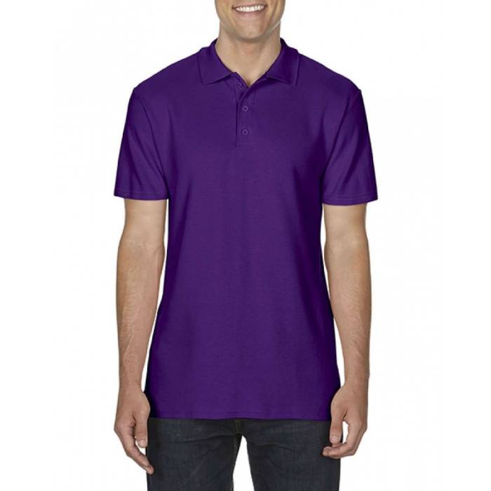 Gildan SoftStyle férfi piképóló, Purple, M