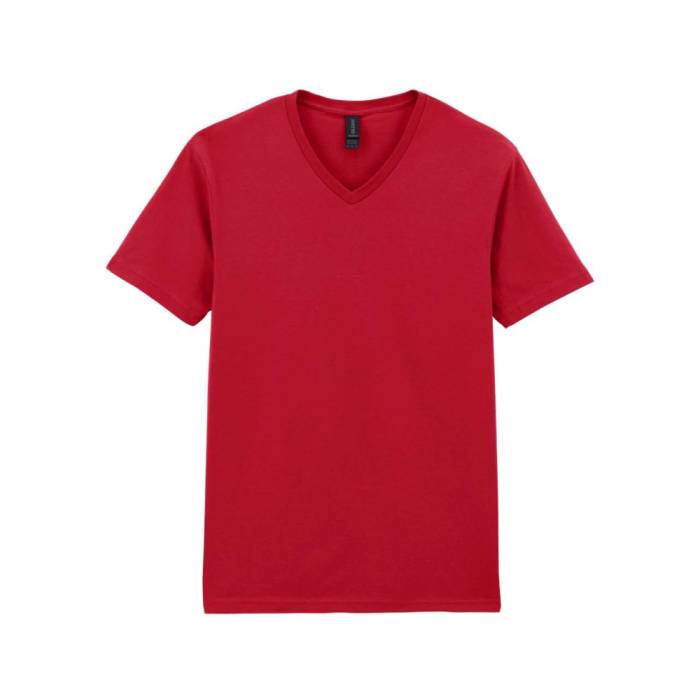 Gildan SoftStyle férfi V-nyakú póló, Cherry Red, M - Cherry Red<br><small>GO-GI64V00CY-2</small>