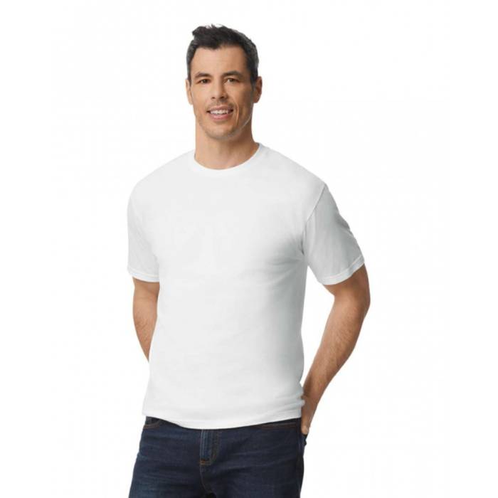 Gildan Softstyle Midweight férfi póló, White, XL