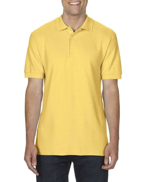 Gildan Premium férfi duplapiké póló, Daisy, S - Daisy<br><small>GO-GI85800DA-1</small>