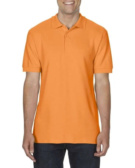 Gildan Premium férfi duplapiké póló, Tangerine, 2XL - Tangerine<br><small>GO-GI85800TA-5</small>